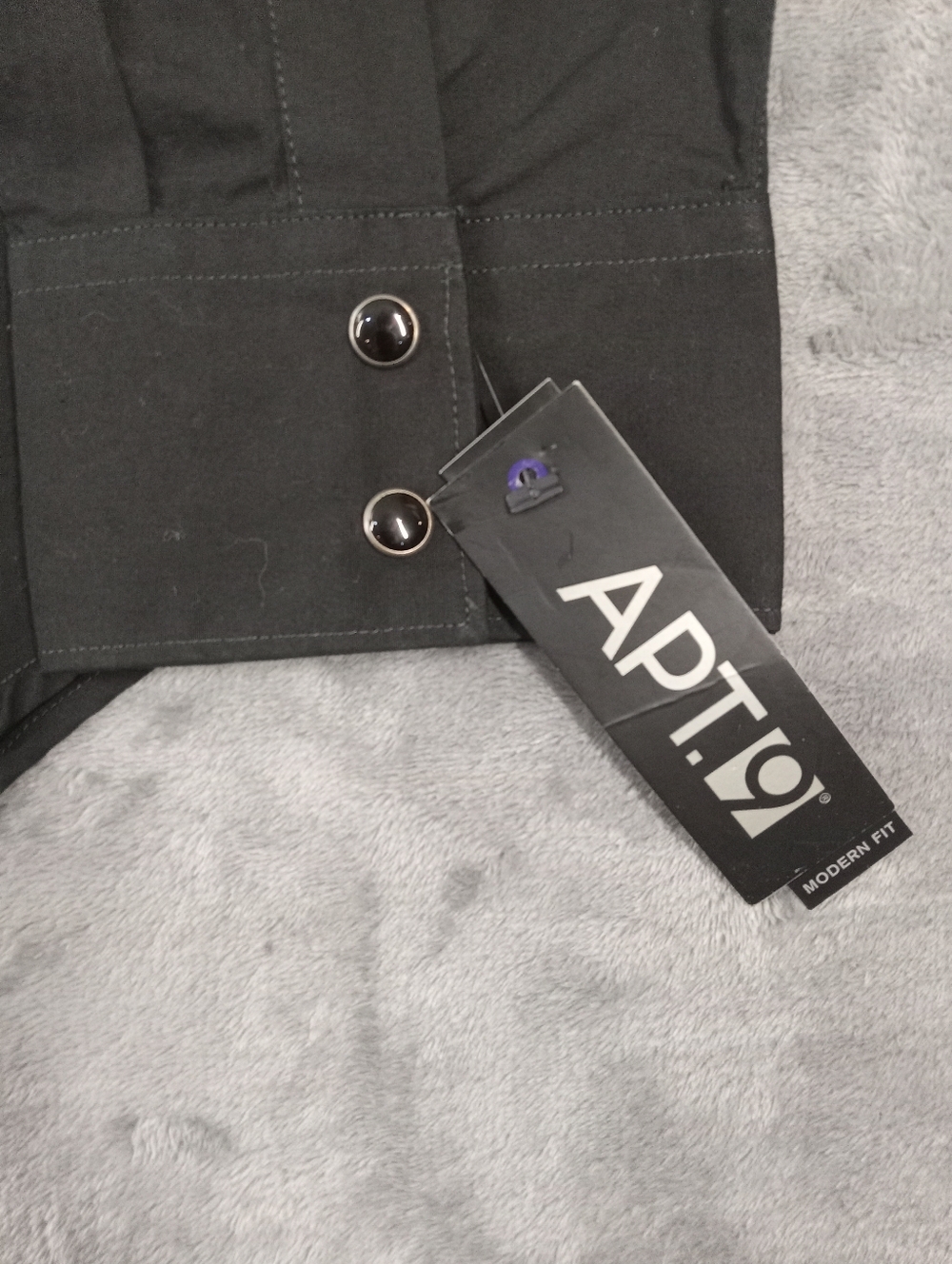 APT.9 Men's Gray Botton Donw Shirt with White Wing Graphic Size XL - Picture 2 of 13